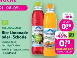 Denn's Biomarkt Adelholzener Bio-Limonade Angebot