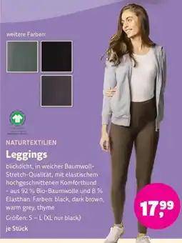 Denn's Biomarkt Naturtextilien Leggings Angebot