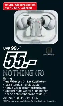 Media Markt Nothing (R) Ear (a) Angebot