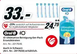 Media Markt Oral-B iO Ersatzbürsten Angebot