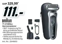 Media Markt BRAUN 71-S7200cc Herrenrasierer Angebot