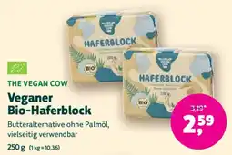 Denn's Biomarkt The Vegan Cow Veganer Bio-Haferblock Angebot