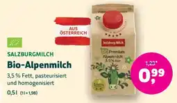 Denn's Biomarkt Salzburgmilch Bio-Alpenmilch Angebot