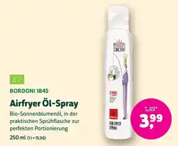 Denn's Biomarkt BORDONI 1845 Airfryer Öl-Spray Angebot