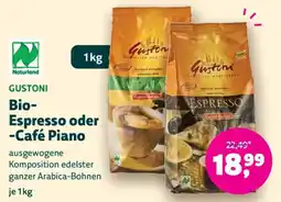 Denn's Biomarkt Gustoni Bio-Espresso oder -Café Piano Angebot