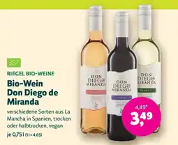 Denn's Biomarkt Bio-Wein Don Diego de Miranda Angebot