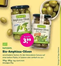 Denn's Biomarkt Rapunzel Bio-Amphissa-Oliven Angebot