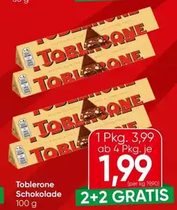 Eurospar Toblerone Schokolade Angebot