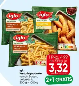 Eurospar Iglo Kartoffelprodukte Angebot