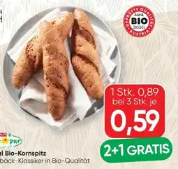 SPAR Gourmet Spar Natur pur Original Bio-Kornspitz Angebot