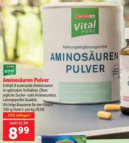 Interspar Vital Pure Aminosäuren Pulver Angebot