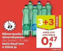ADEG Römerquelle Mineralwasser Angebot