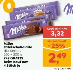 ADEG Milka Tafelschokolade Angebot
