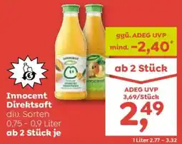 ADEG Innocent Direktsaft Angebot