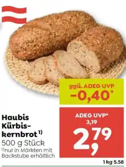 ADEG Haubis Kürbiskernbrot Angebot