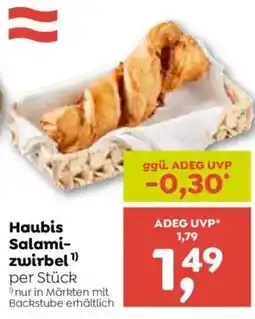 ADEG Haubis Salami-zwirbel Angebot