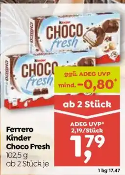 ADEG Ferrero Kinder Choco Fresh Angebot
