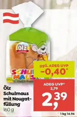 ADEG Ölz Schulmaus mit Nougatfüllung Angebot