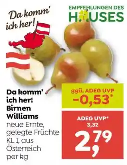 ADEG Birnen Williams Angebot