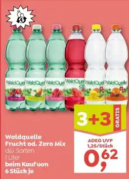 ADEG Waldquelle Frucht od. Zero Mix Angebot