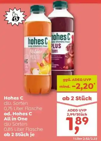 ADEG Hohes C Angebot