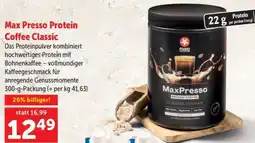 Interspar Max Presso Protein Coffee Classic Angebot