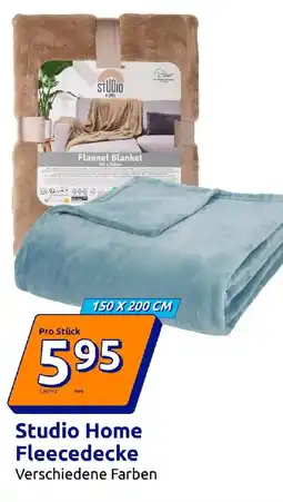 Action Studio Home Fleecedecke Angebot