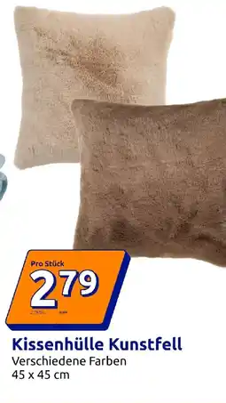 Action Kissenhülle Kunstfell Angebot