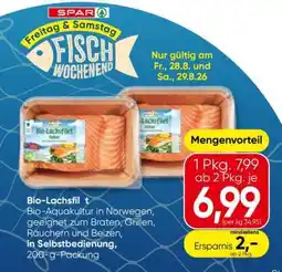 Eurospar Bio Lachsfilet Angebot