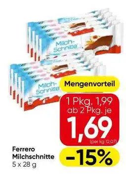 Eurospar Ferrero Milchschnitte Angebot