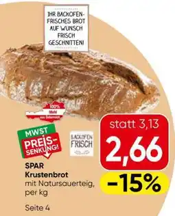Eurospar SPAR Krustenbrot Angebot