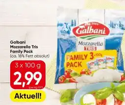 Eurospar Galbani Mozzarella Tris Family Pack Angebot