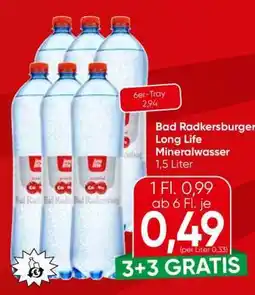 Eurospar Bad Radkersburger Long Life Mineralwasser Angebot