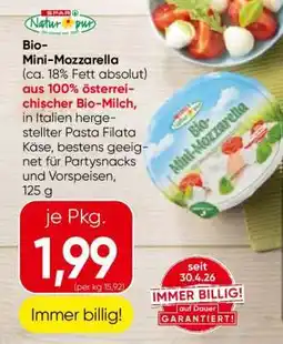 Eurospar Bio-Mini-Mozzarella Angebot