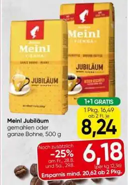 Eurospar Meinl Jubiläum Angebot
