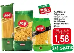 Eurospar Wolf Eigold Teigwaren Angebot