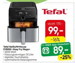 Eurospar Tefal Heißluftfritteuse EY855D Easy Fry Mega Angebot