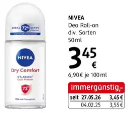 dm NIVEA Deo Roll-on Angebot