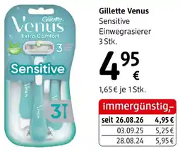 dm Gillette Venus Sensitive Einwegrasierer Angebot