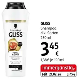 dm GLISS Shampoo Angebot