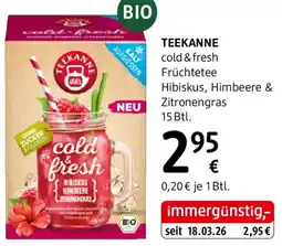 dm TEEKANNE cold & fresh Früchtetee Angebot