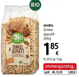 dm dmBio Dinkel gepufft Angebot