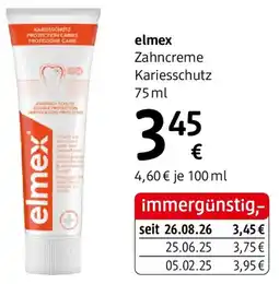 dm elmex Zahncreme Kariesschutz Angebot