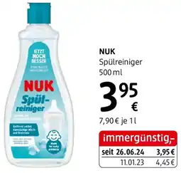 dm NUK Spülreiniger Angebot