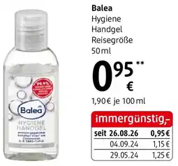 dm Balea Hygiene Handgel Angebot