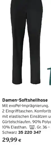 Tchibo Eduscho Damen-Softshellhose Angebot