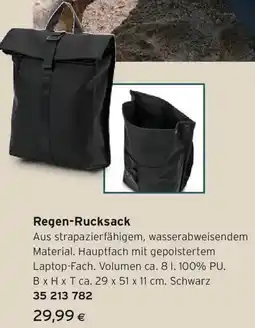 Tchibo Eduscho Regen-Rucksack Angebot