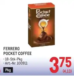 Metro Ferrero Pocket Coffee Angebot