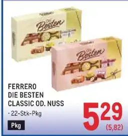 Metro FERRERO DIE BESTEN CLASSIC OD. NUSS Angebot