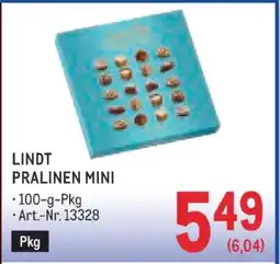 Metro LINDT PRALINEN MINI Angebot
